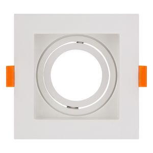 Spot de Embutir Branco Recuado Quadrado Taschibra 15W MR16