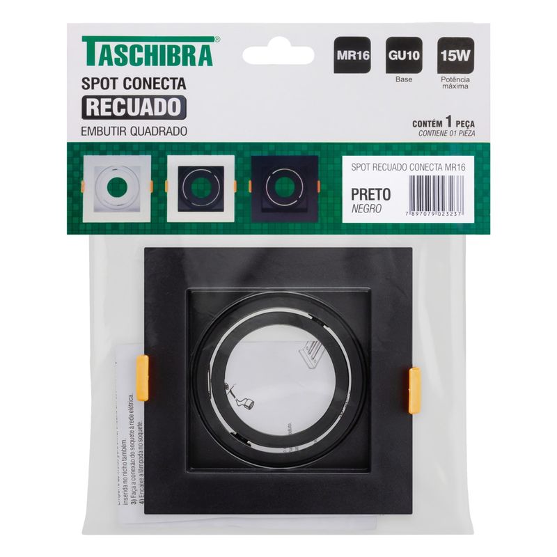 Spot-de-Embutir-Preto-Recuado-Quadrado-Taschibra-15W-MR16EmbalagemFrontal3