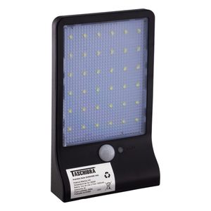 Arandela de Led Solar Sunshine Preta Taschibra 4W 6500K