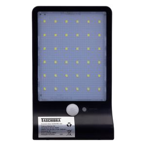 Arandela de Led Solar Sunshine Preta Taschibra 4W 6500K