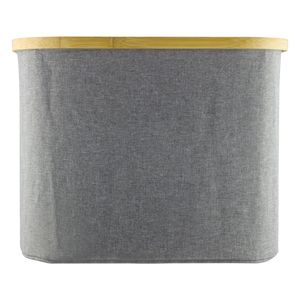 Cesto para Lavandaria Grey Bambu Mimo Style Eco House