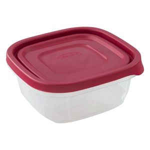 Pote Quadrado Vermelho Plasvale Mais 250ml