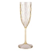 Taça para Champanhe Citrina Plasútil Glamour 200ml