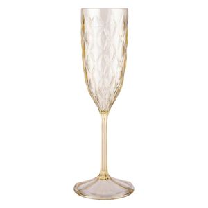 Taça para Champanhe Citrina Plasútil Glamour 200ml