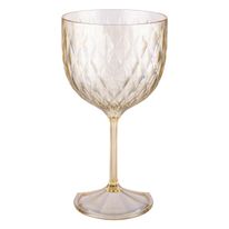 Taça Plástica de Gin Citrina Plasútil Glamour