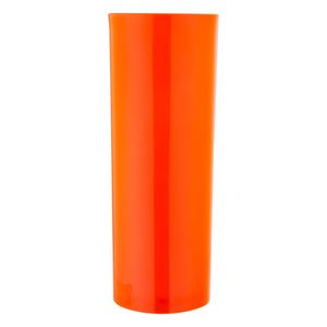 Copo Plástico Long Drink Laranja Neoplas 330ml