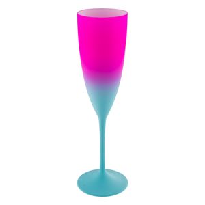 Taça Plástica para Champanhe Rosa Neoplas 170ml