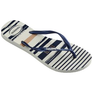 Sandália Slim Nautical Branca Havaianas