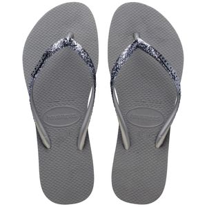 Sandália Slim Glitter Cinza Havaianas