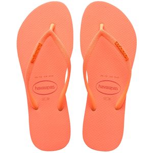 Sandália Slim Glitter Neon Coral Havaianas