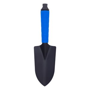 Pazinha Larga com Cabo Plástico Azul Powner 27,5cm