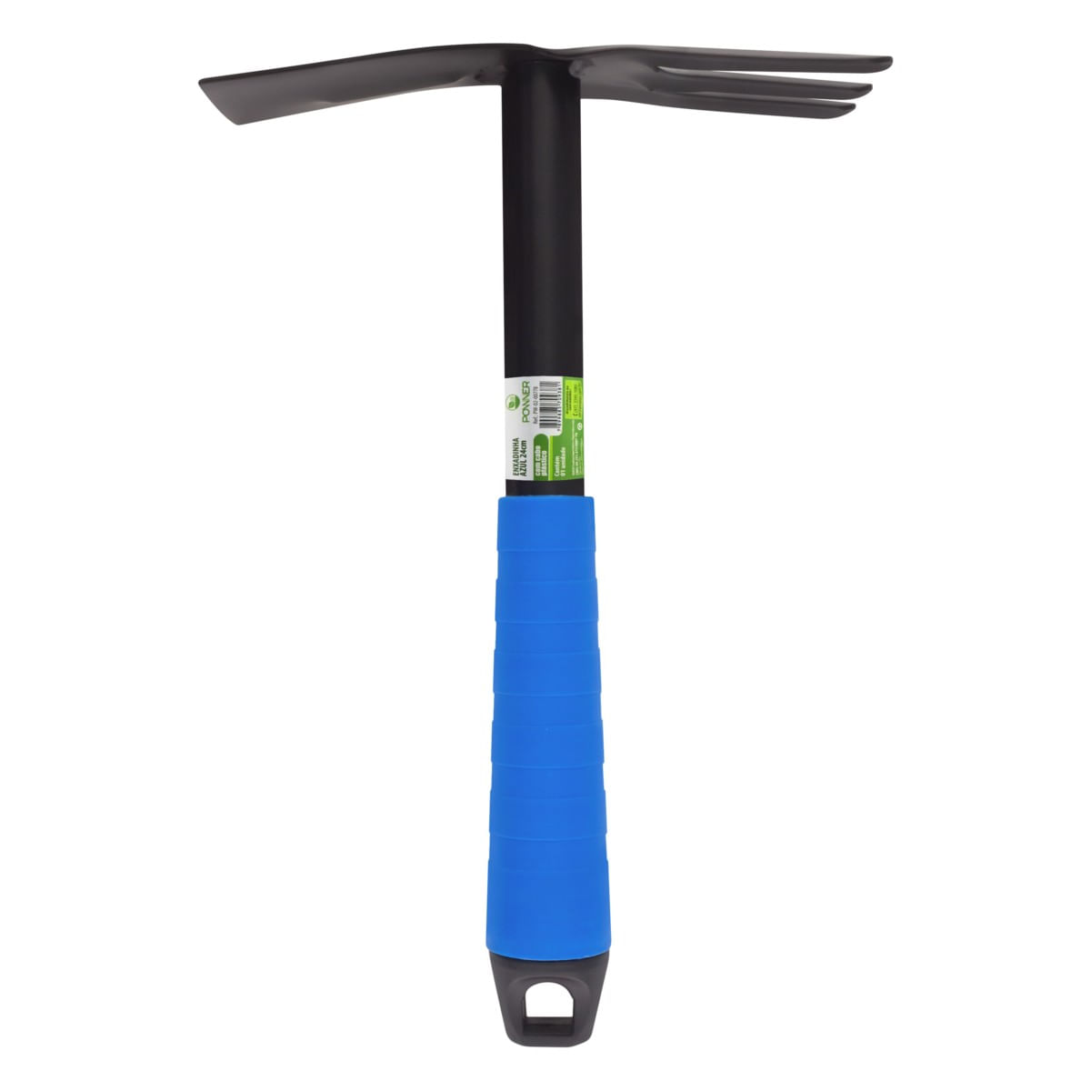 EnxadinhacomCaboPlásticoAzulPowner24cmPosterior3