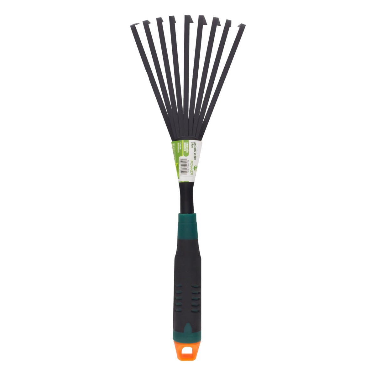 AncinhocomCaboPlásticoVerdeeLaranjaPowner39cmPosterior3