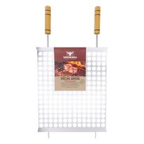 Grelha Moeda em Aço Gaúcho Grill 40cm x 50cm