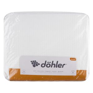 Jogo de Colcha Queen Döhler Branco 3 peças