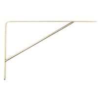Suporte para Prateleira Reforçado DiCarlo Ouro 23cm x 25cm
