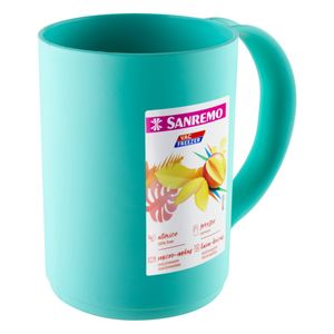 Caneca Plástica Verde Sanremo Vac 450ml