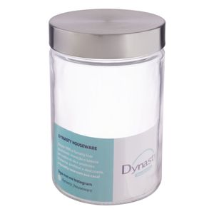 Pote de Vidro Redondo com Tampa Dynasty 1,3l