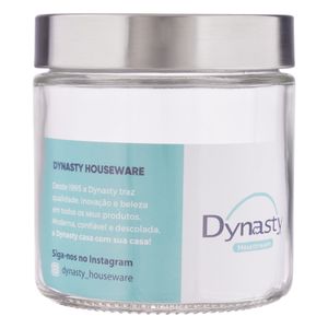 Pote de Vidro Redondo com Tampa Dynasty 880ml