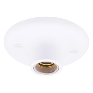 Plafon Branco com Soquete de Porcelana Taschibra 1xE27