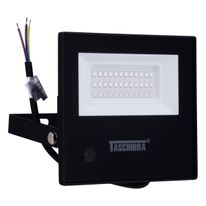 Refletor de Led Preto Taschibra 20W RGB