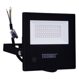 Refletor de Led Preto Taschibra 20W RGB