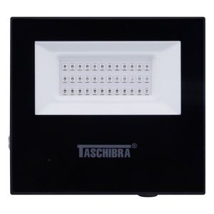 Refletor de Led Preto Taschibra 20W RGB