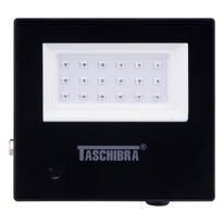 Refletor de Led Preto Taschibra 10W RGB