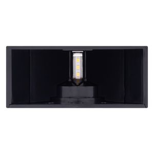 Arandela de Led Fecho Ajustável Germany Ligth Preta Blumenau 4W 3000K