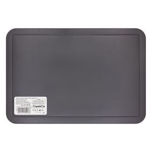 Lugar Americano PVC Preto Copa&Cia Color 28,5cm x 44cm