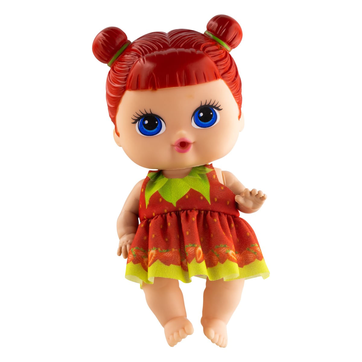 Desenho de uma boneca menina e bolas de uma boneca nas dobradiças