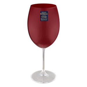 Taça de Cristal para Vinho Vermelha Bohemia 580ml