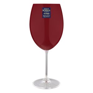 Taça de Cristal para Vinho Vermelha Bohemia 580ml