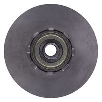 Roldana de Ferro para Trilho Cantoneira Lm Roldanas 7cm