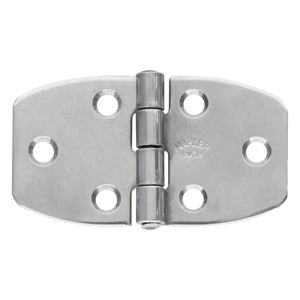 Dobradiça Inox Náutica Simétrica Mahler 38mm x 70mm 2 unidades