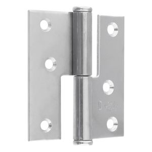 Dobradiça Inox Hamburguesa Mahler 70mm x 66mm