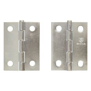 Dobradiça de Ferro Zincado Branco Schild 50mm x 38mm