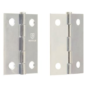 Dobradiça de Ferro Zincado Branco Schild 50mm x 38mm