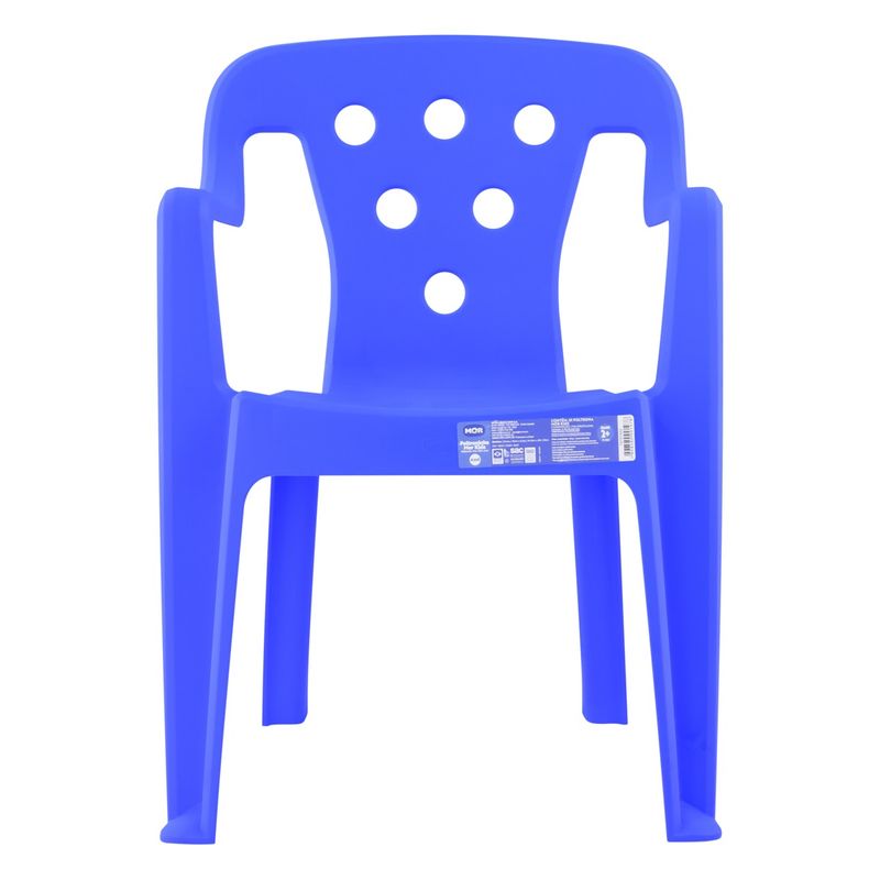 Poltrona-Plastica-Infantil-Azul-Mor-KidsFrontal2