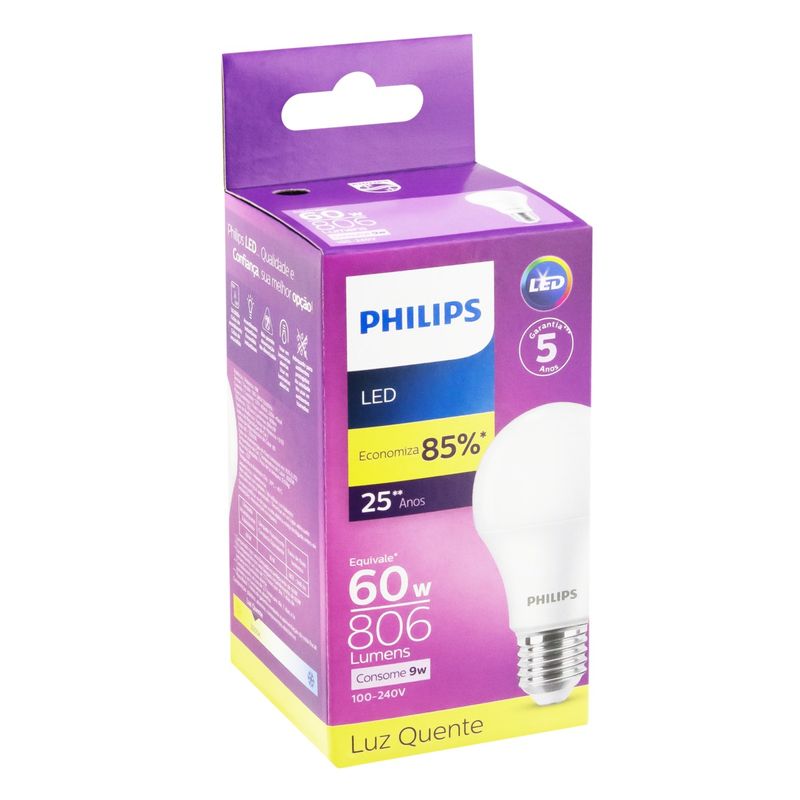 Lampada-de-Led-Bulbo-Philips-9W-3000K-BivoltEmbalagemAngularEsquerda3