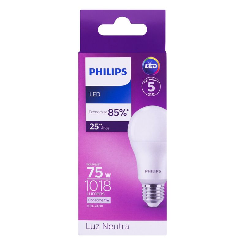 Lampada-de-Led-Bulbo-Philips-11W-4000K-BivoltFrontal3