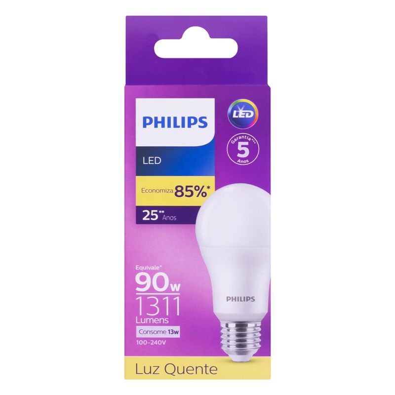 Lampada-de-Led-Bulbo-Philips-13W-3000K-BivoltFrontal3