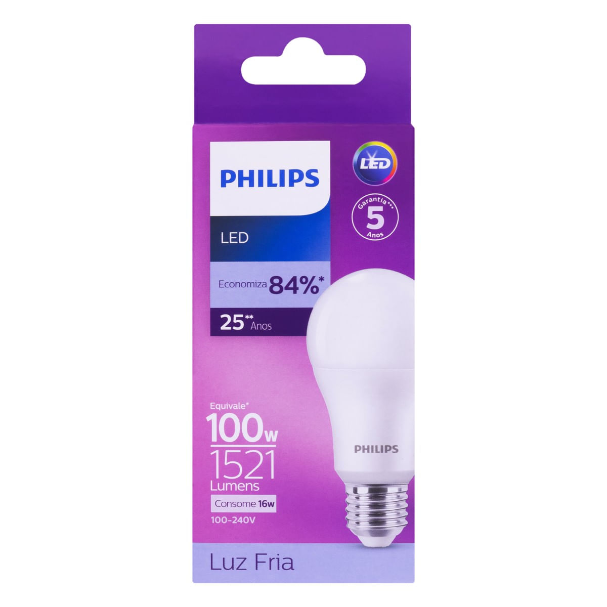 LâmpadadeLedBulboPhilips16W6500KBivoltFrontal3