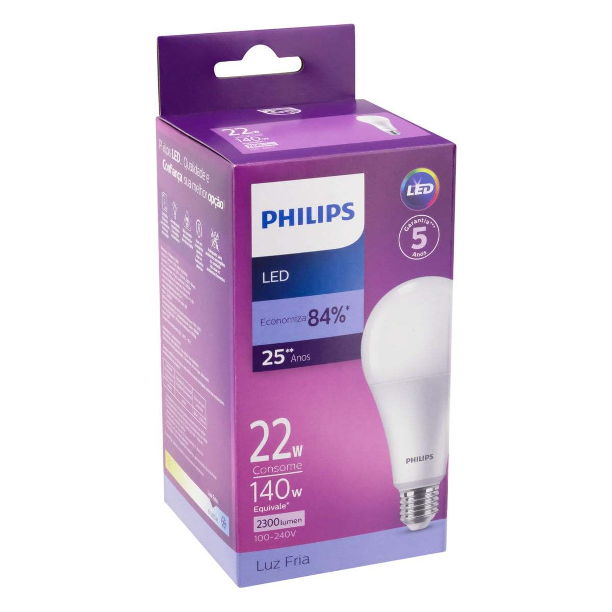 LâmpadadeLedBulboA80Philips22W6500KBivoltEmbalagemAngularEsquerda3