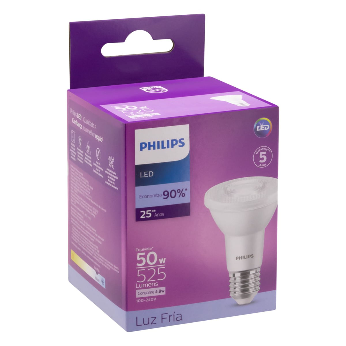 LâmpadadeLedPar20Philips49W6500KBivoltEmbalagemAngularEsquerda3