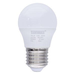 Lâmpada de Led Leitosa TBL40 Taschibra 4,8W 6500K