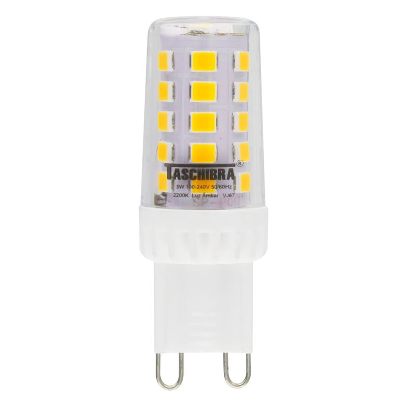 Lampada-de-Led-G9-Espiga-Ambar-Taschibra-3W-2200W-AutovoltFrontal2