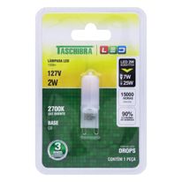 Lâmpada de Led Drops Taschibra 2W 2700W