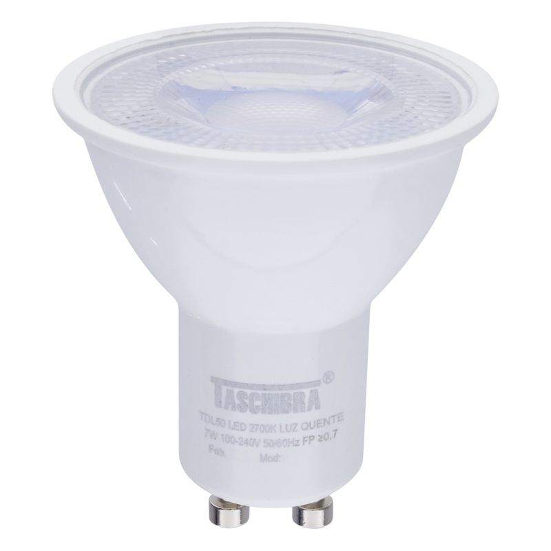 Lampada-de-Led-Dicroica-TDL50-Taschibra-Prime-7W-2700K-AutovoltFrontalTopo1