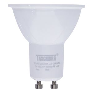 Lâmpada de Led Dicroica TDL50 Taschibra Prime 7W 2700K